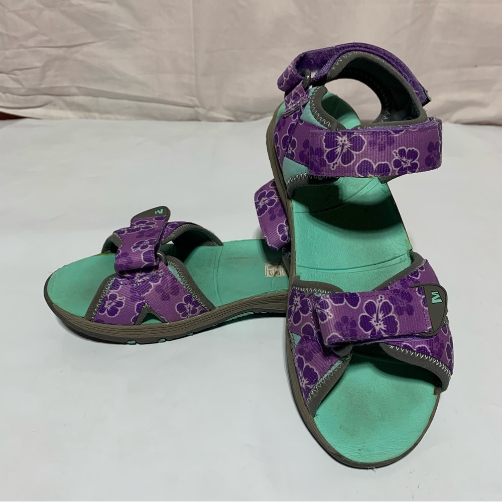 Merrell Womens Surf Strap Sandal 2.0 Floral purple Size US 6 meduim